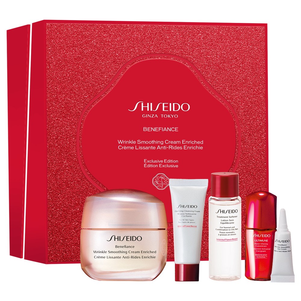 Shiseido | BENEFIANCE | Wrinkle Smoothing Cream Enriched 50ml Cofanetto Regalo