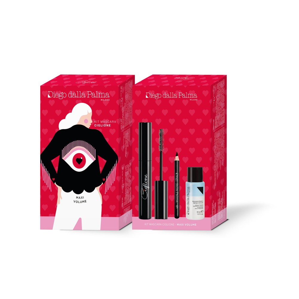 Diego dalla Palma OCCHI Kit Mascara CIglione Struccante Bifasico