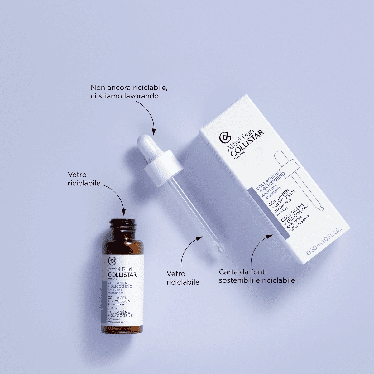 COLLISTAR ATTIVI PURI COLLAGENE + CLICOGENO 3