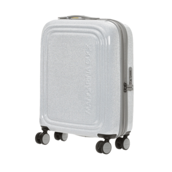 LOGODUCK + GLITTER TROLLEY CABIN ESPANDIBILE GLITTER SILVER