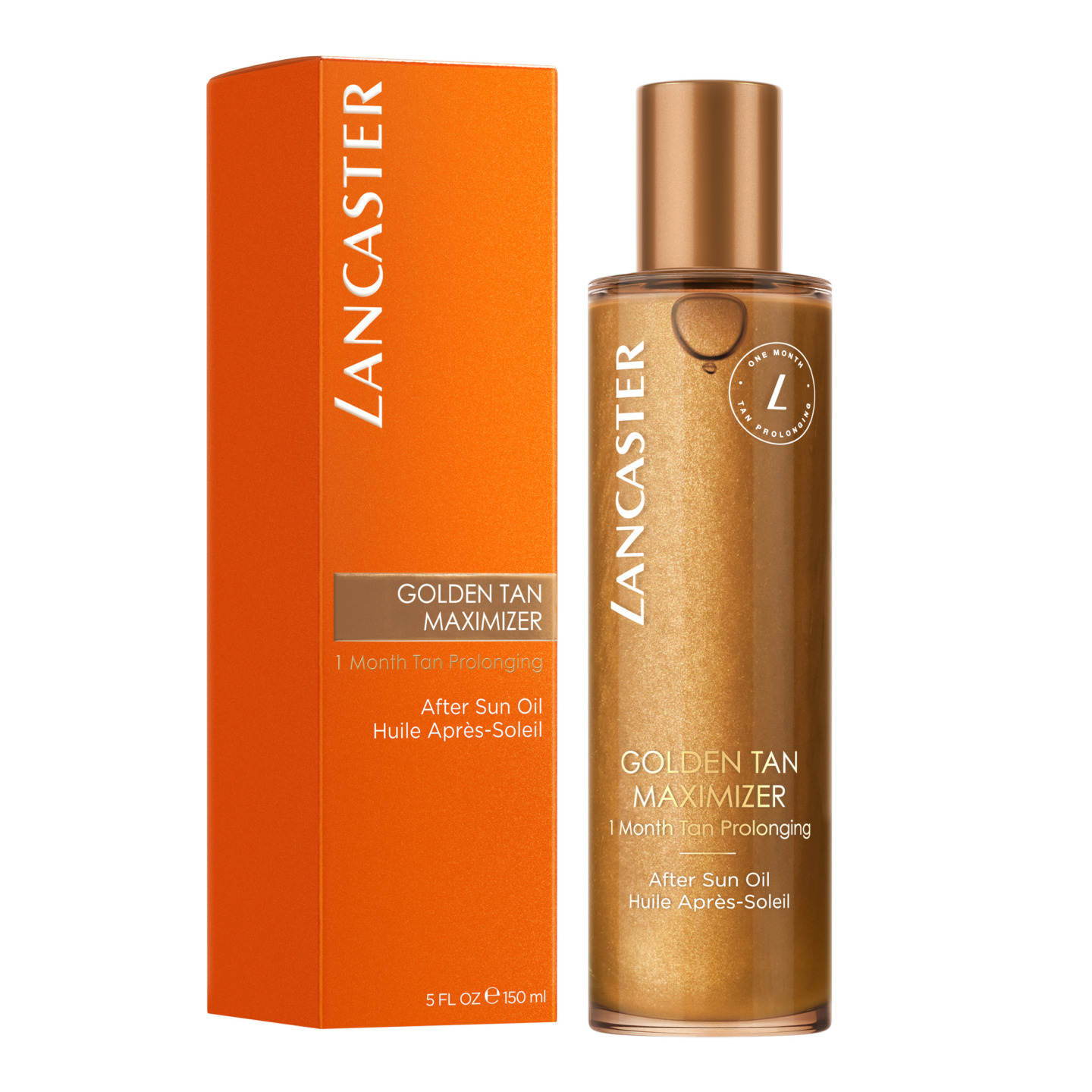 LNC TAN MAX 20 After Sun Oil 150ml + pack Angle