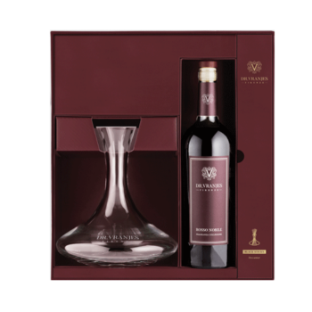 ROSSO NOBILE DECANTER E BOTTIGLIA BORDOLESE